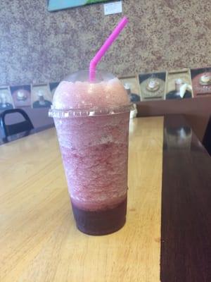 Red bull grape slush was amazing