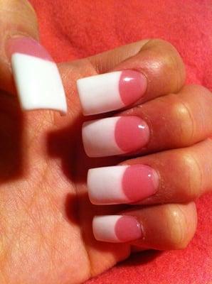 Pink & white full set