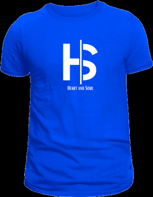 Our Heart and Soul Hustle Apparel™ Tee is perfect for everyday wear. This unisex tee has a classic fit and royal blue color. Crafted with br