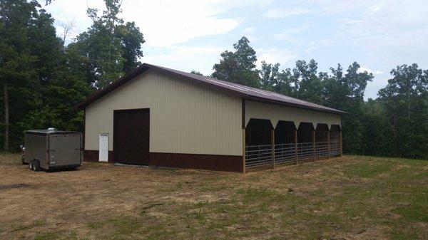 Horse barn