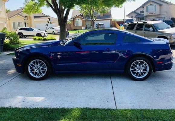 Detail and hand wax- my car looks good as new!