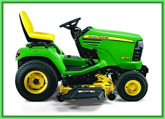 John Deere X700 series premium garden tractor