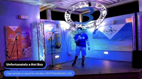 Crypto Karaoke has live streaming on social media platforms.