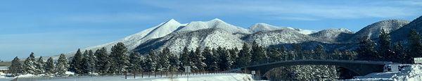 Well to Flagstaff, please don't litter. Leave only footprints.