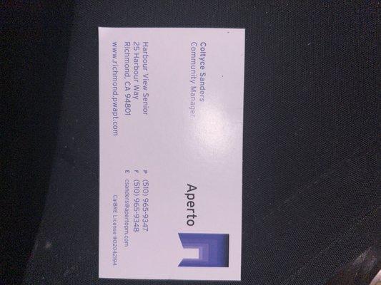 Business card