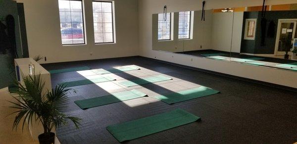 Yoga Mats with Mirrors