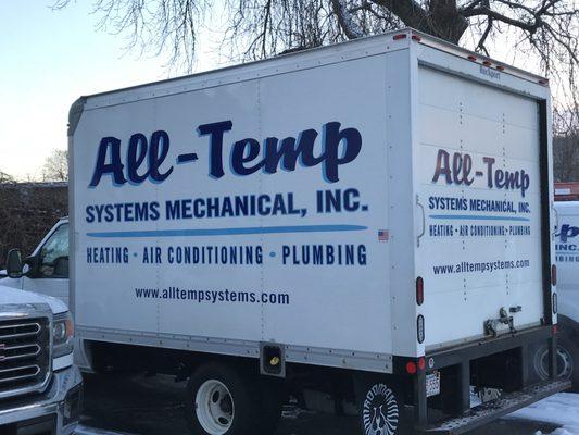 HVAC install truck.