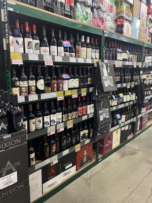 Large wine selection