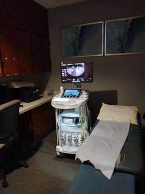 Ultrasound exam room