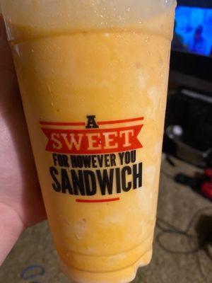 The best orange shake ever!!