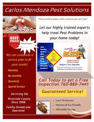 Carlos Mendoza Pest Solutions