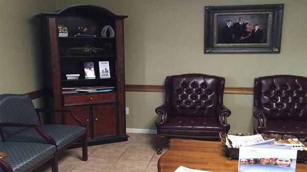 Waiting area at Nacogdoches Dental