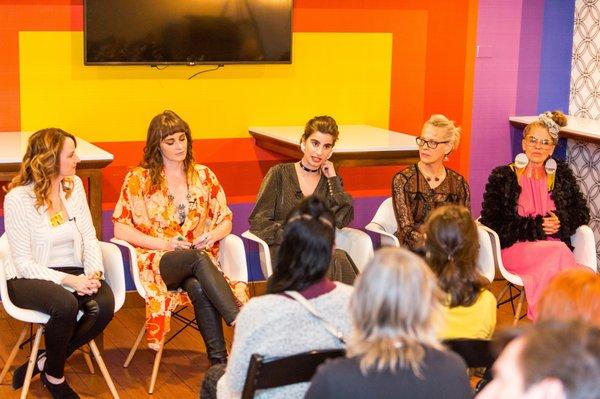 Panel discussion, "The Future is Female: Women Artists Speak Truth to Power" stARTup LA 2018