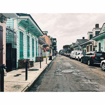 Very quaint street where Gentry House is located.