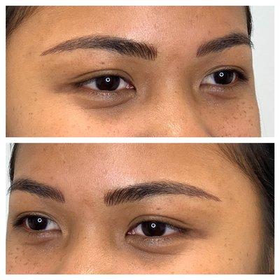 Natural enhancement. Microblading only.