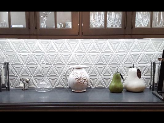 Handmade Sonoma tile backsplash