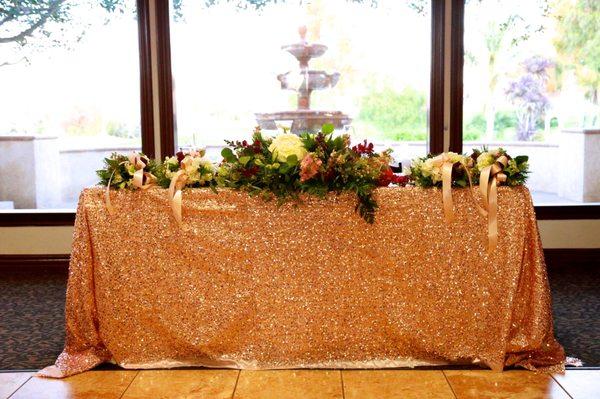 Sweetheart table