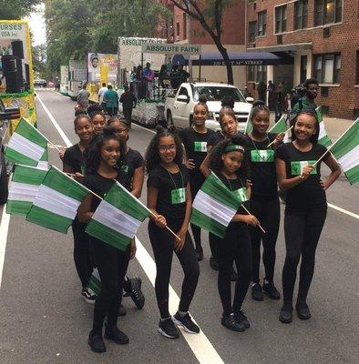 Millennium Dance Company participates in 2018 Nigerian Parade in NYC