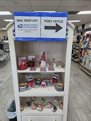 Post office inside the Pharmacy