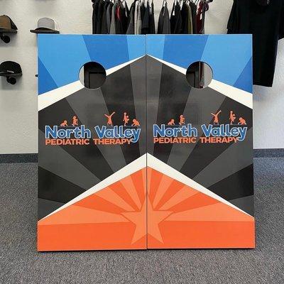 Full Color Graphics on Cornhole Boards