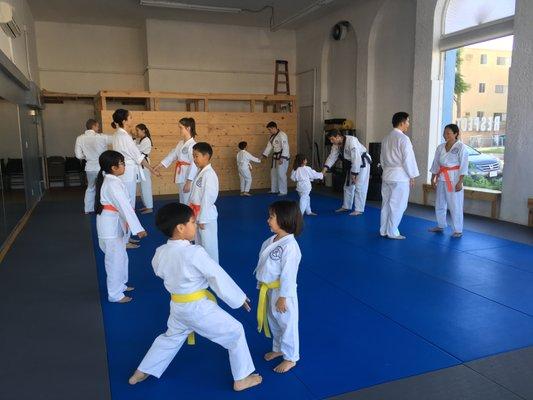 Saturday Morning class with kids and adults!