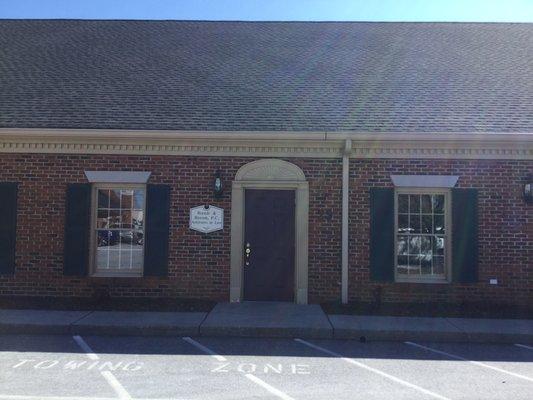 This is the front entrance to our office. Princeton Square provides ample parking and we are completely handicapped accessible.