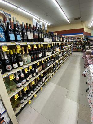 Wine and Beer section