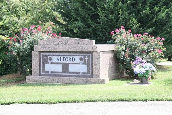 Our cemetery is proud to offer the best in mausoleum products. Constructed of solid granite, these units stand the test of time.