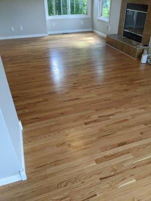 Stunning hardwood floor installation