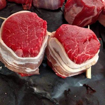 Bacon wrapped Filet mignon!