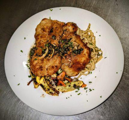 Pork piccata