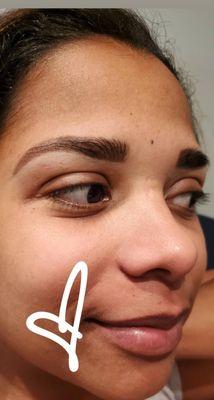 Brow Tint and wax