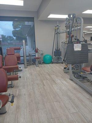 Some of the equipment at East Bay Physical Therapy