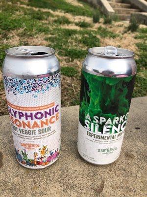 Veggie sour and a spark of silence IPA