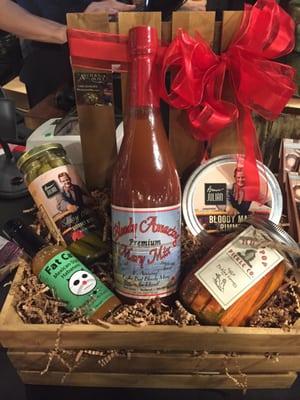 Holiday gift baskets at The Ancient Olive