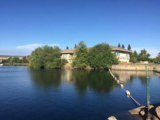 Office by the lake