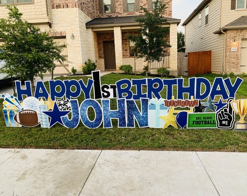 Birthday Yard Sign Rental