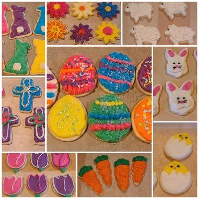 Spring cookies ready to order.   Order yours today!