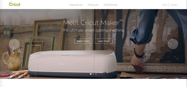 Cricut website design