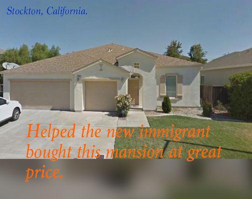 Helped the new immigrant bought a dream home