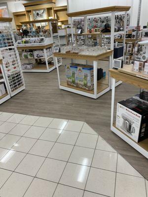 Kitchen area at Kohl's in Wichita Falls, Texas.