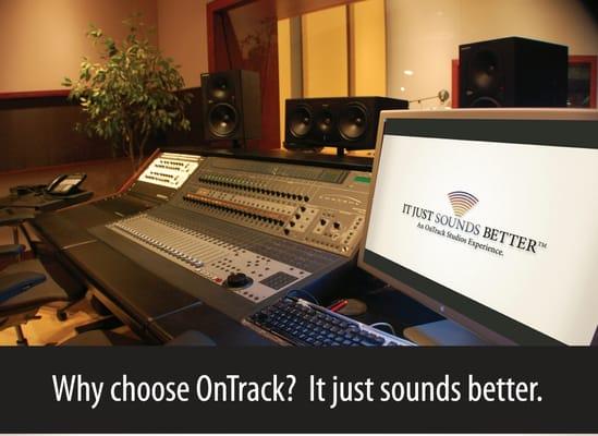 Why choose OnTrack? It just sounds better!