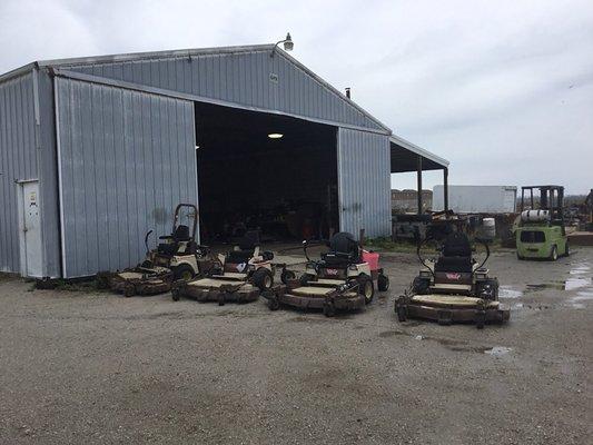 Mowers for repair