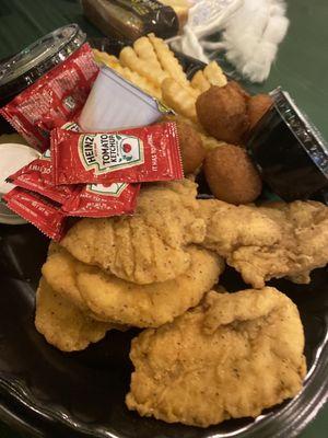 Chicken tender plate