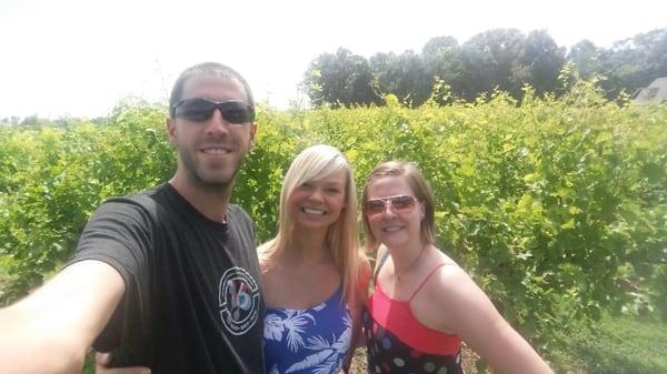 The six wineries tour group, also known as my girlfriend Jami & sister Holly!