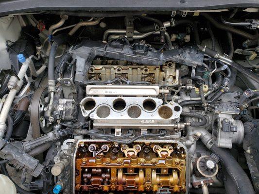 valve cover gasket and valve inspection