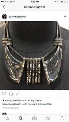 Alexis Bittar necklace