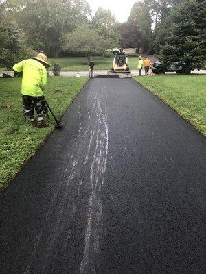 Driveway resurfacing