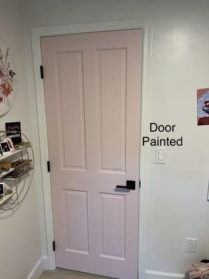 Door painted