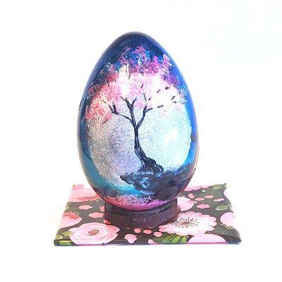 Hand painted large filled Easter eggs